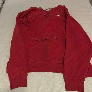 Men’s red Champion hoodie